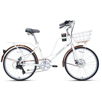 Xe Đạp Đường Phố Touring RAPTOR Mocha 1 - Phanh Đĩa, Bánh 24 Inch